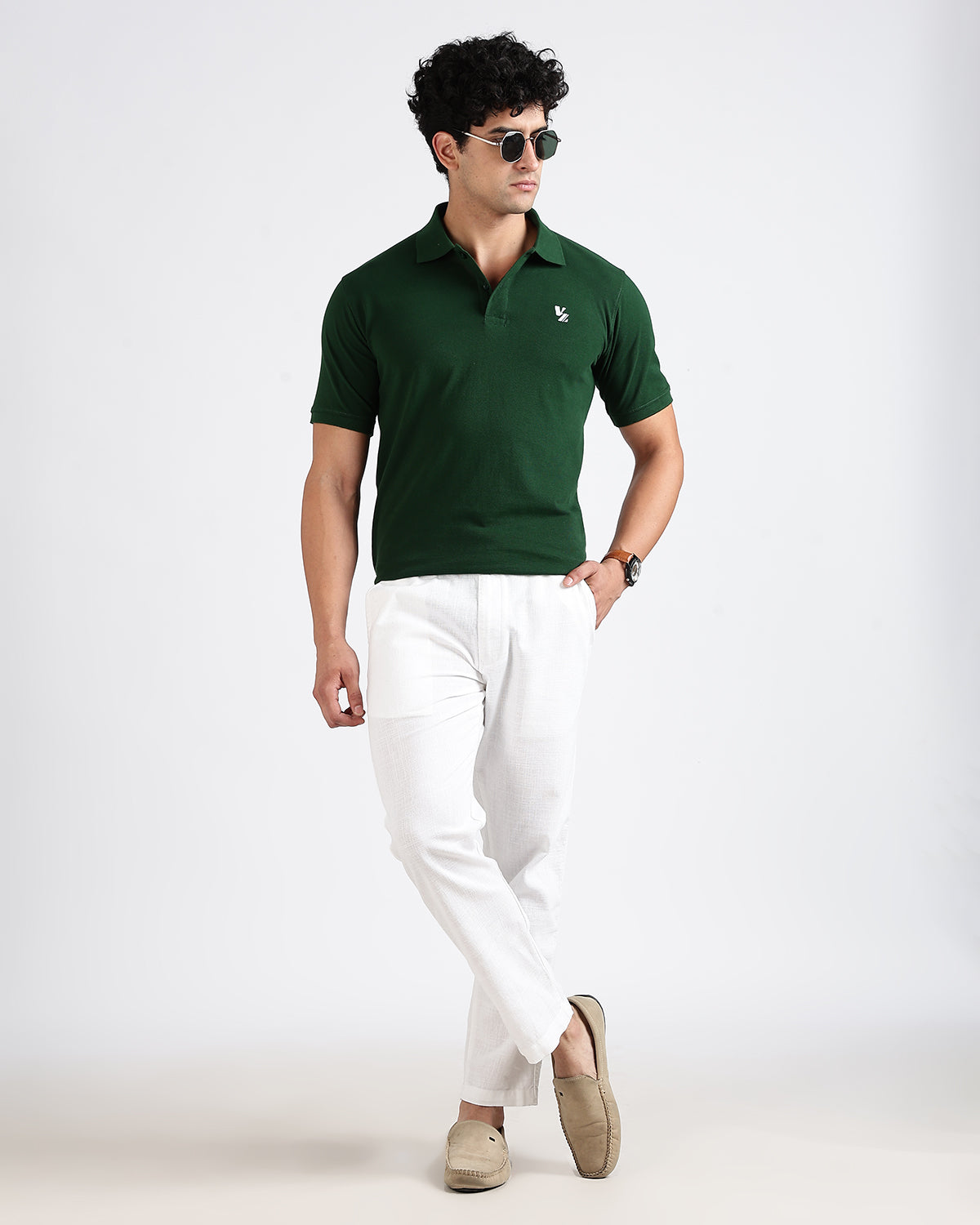 Tailored Fit Polo - Green