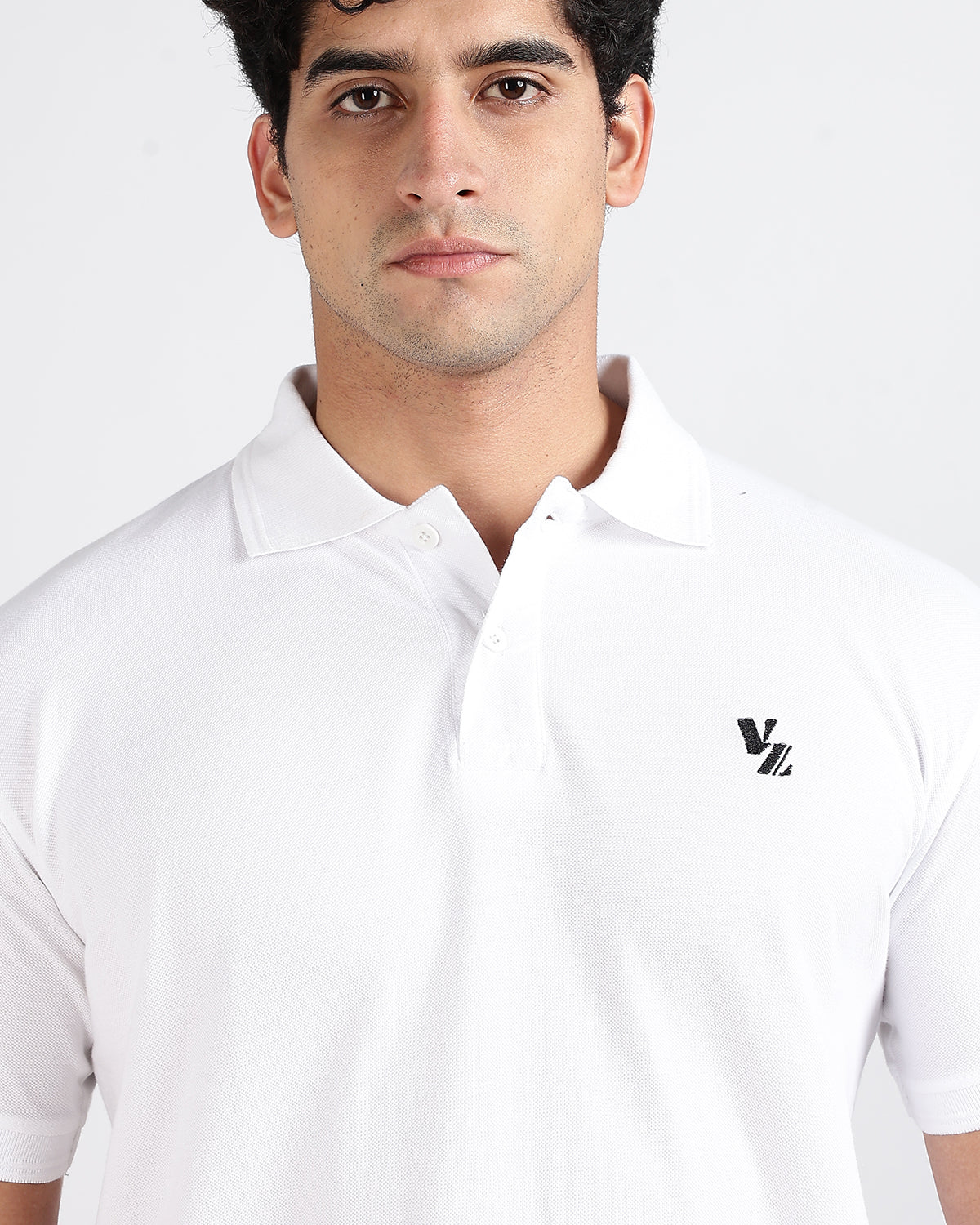 Tailored Fit Polo - White