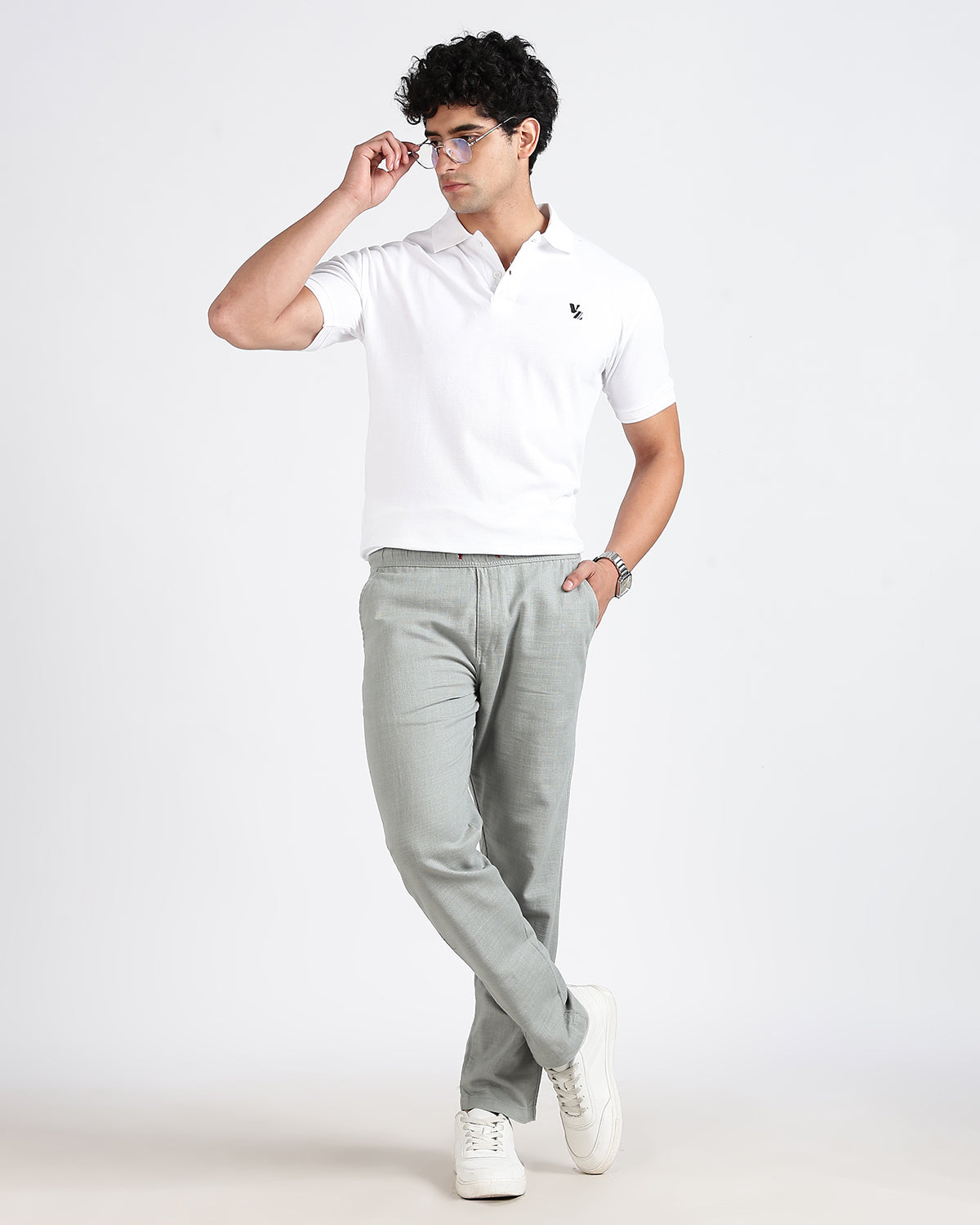 Tailored Fit Polo - White