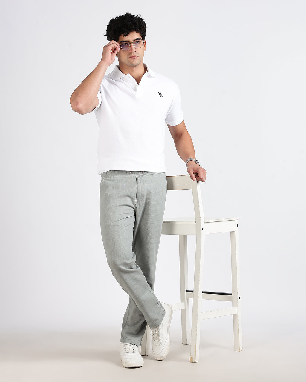 Tailored Fit Polo - White