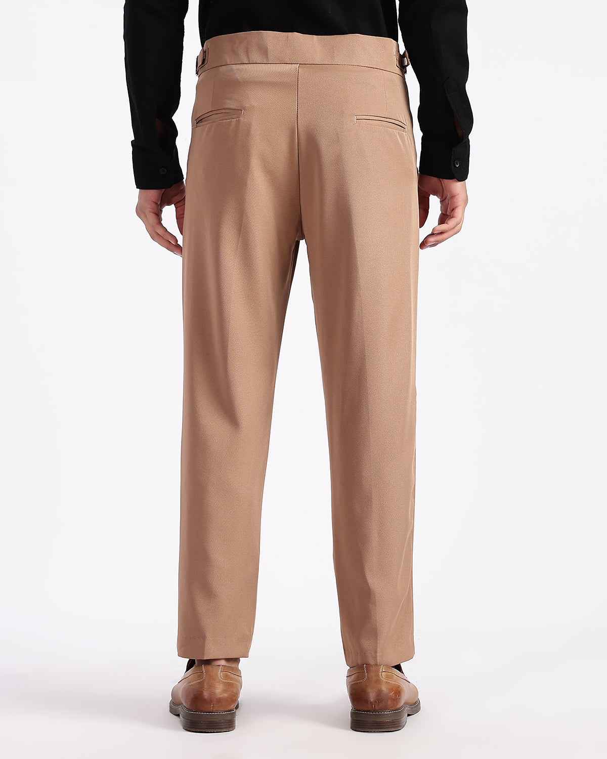 Tapered Fit Gurkha Pants - Brown