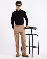 Tapered Fit Gurkha Pants - Brown