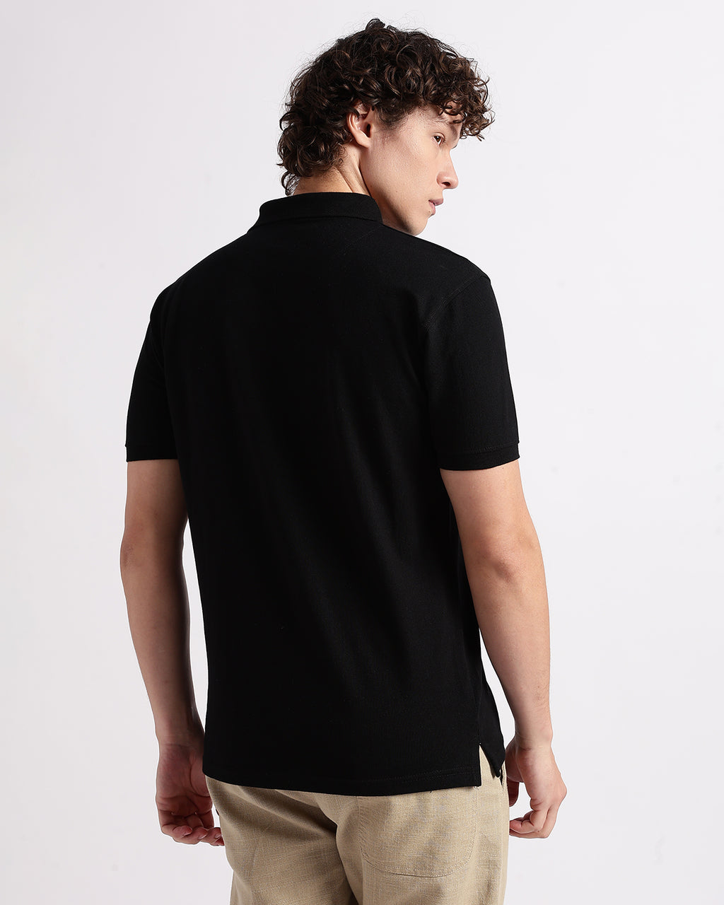 Tailored Fit Polo - Black