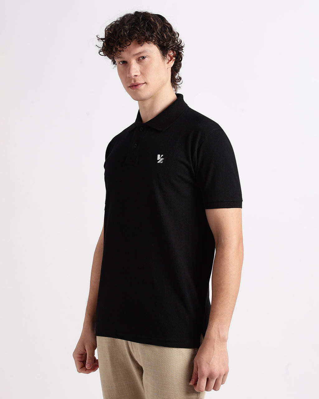 Tailored Fit Polo - Black