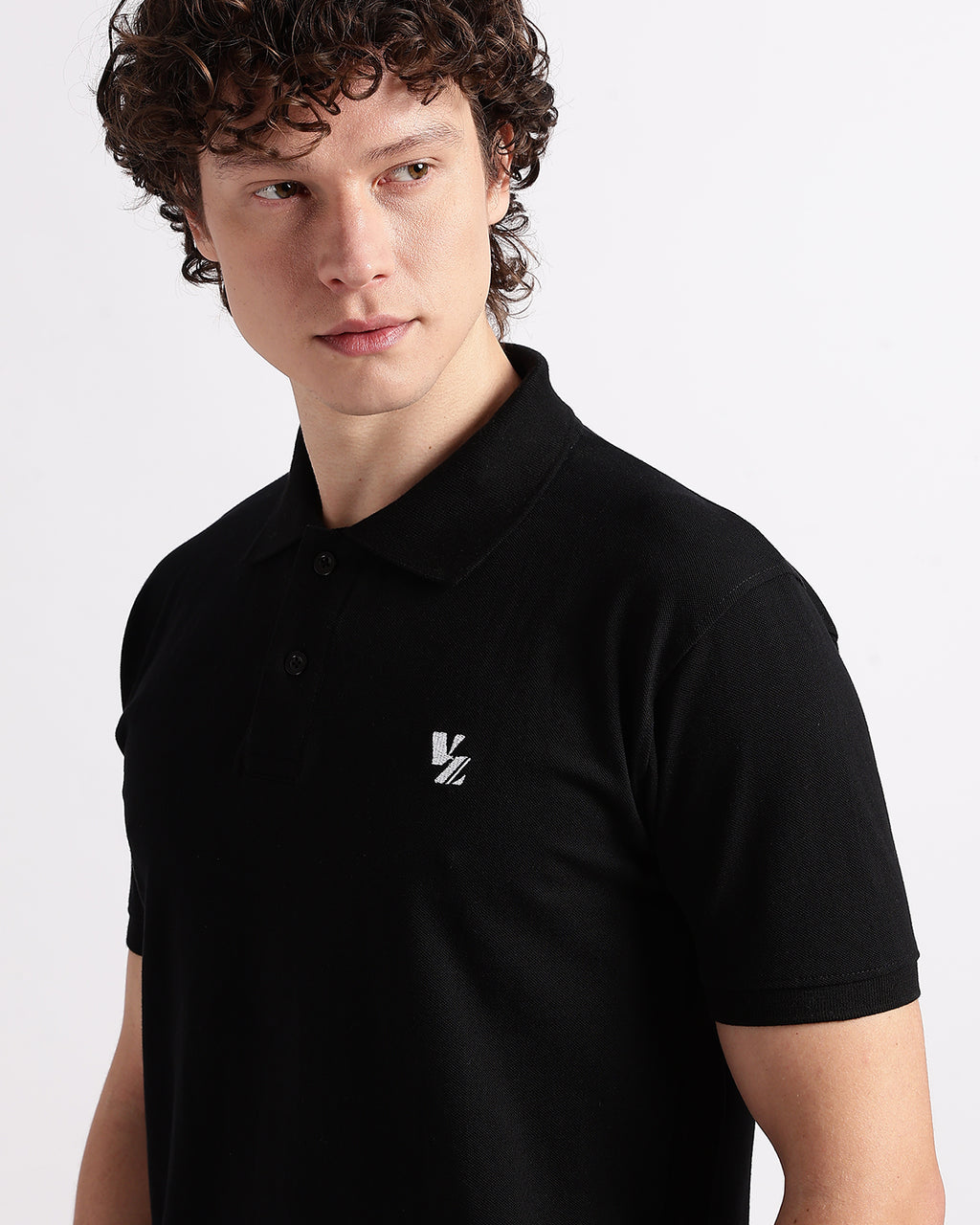 Tailored Fit Polo - Black