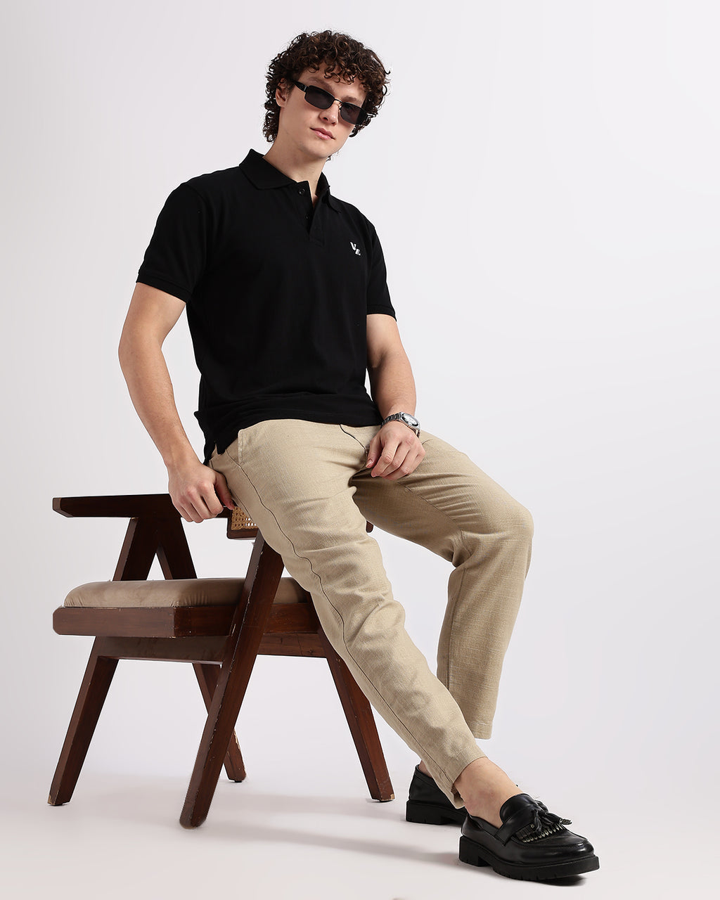 Tailored Fit Polo - Black