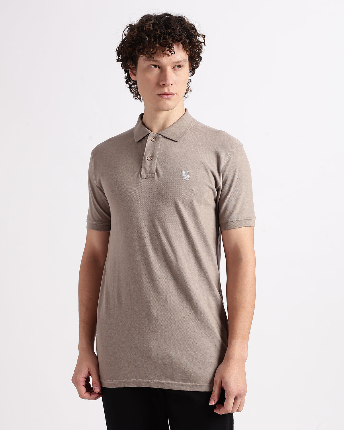 Tailored Fit Polo - Beige