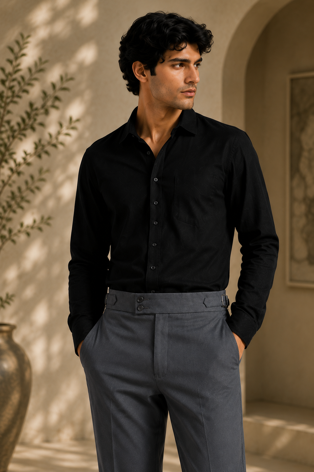 Gurkha Pants - Charcoal