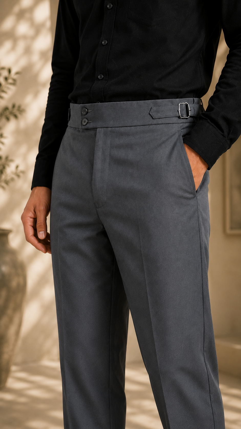 Gurkha Pants - Charcoal