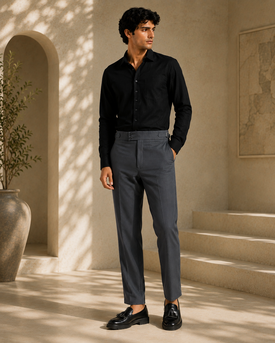 Gurkha Pants - Charcoal