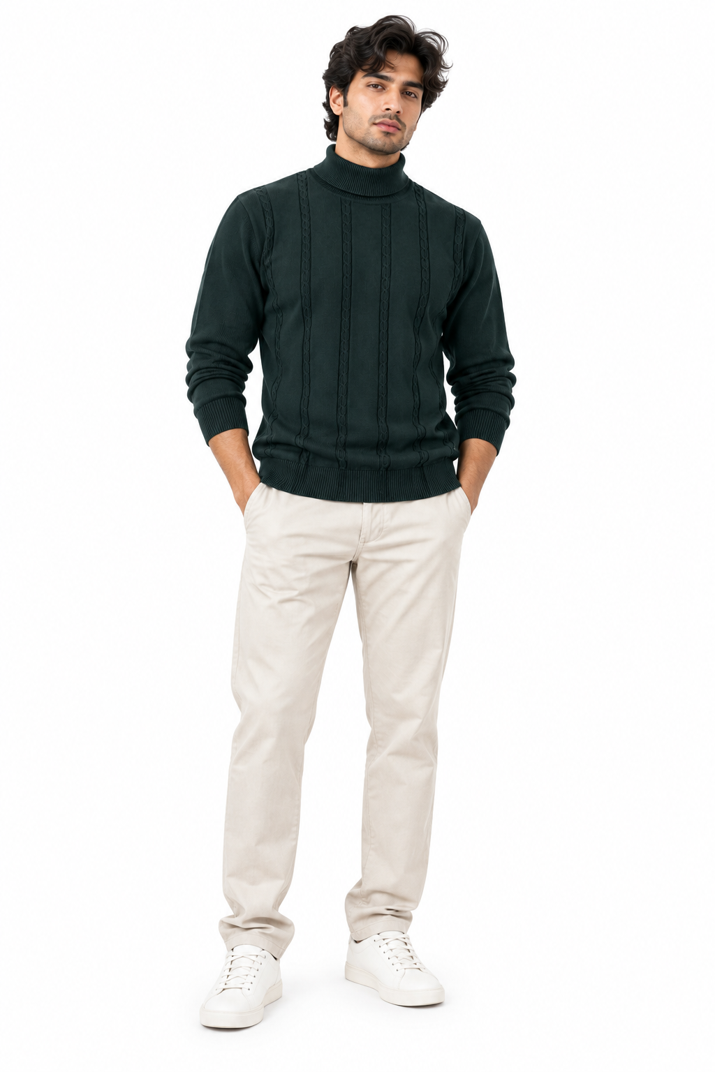 Vibezon Turtleneck - Green