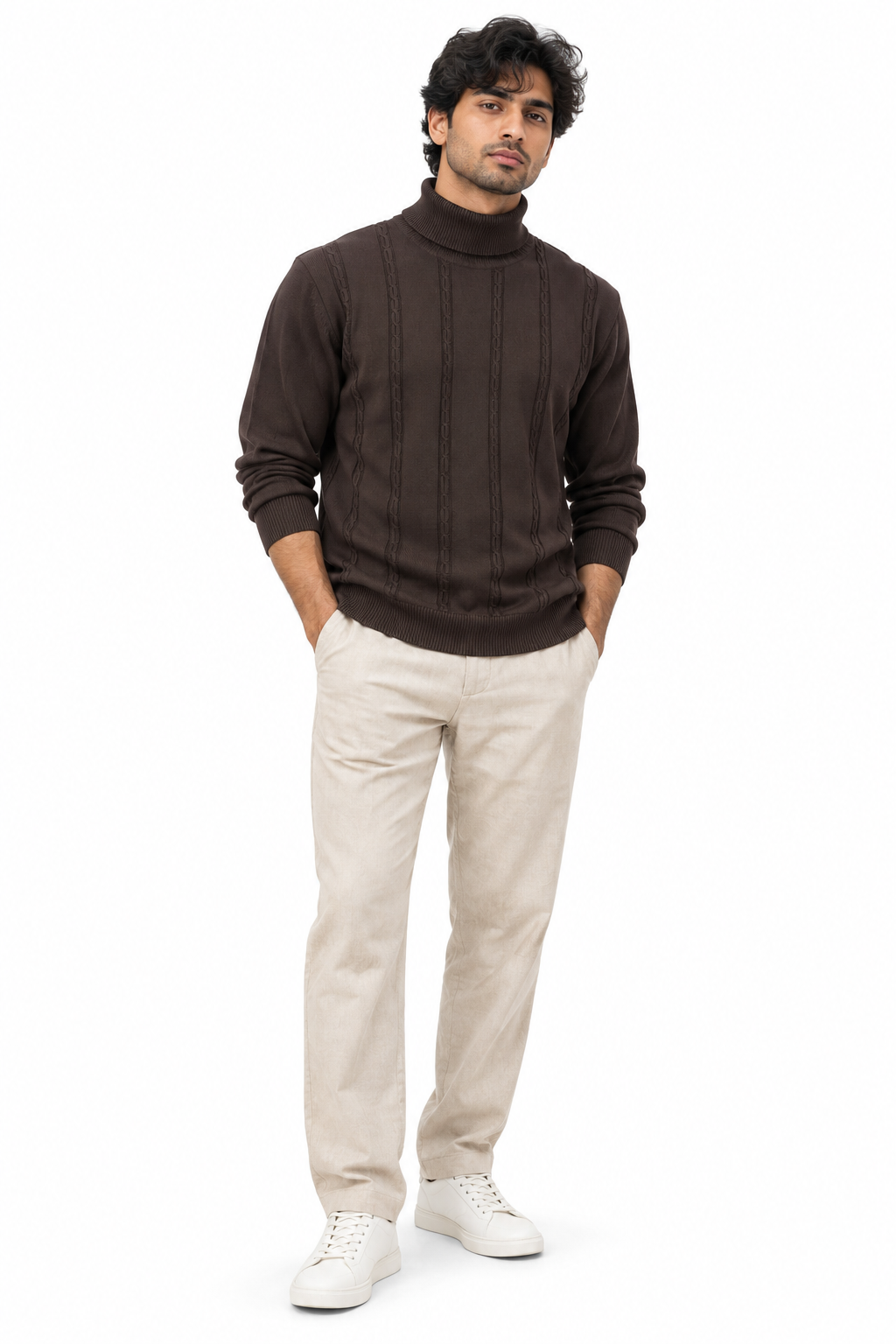 Vibezon Turtleneck - Brown