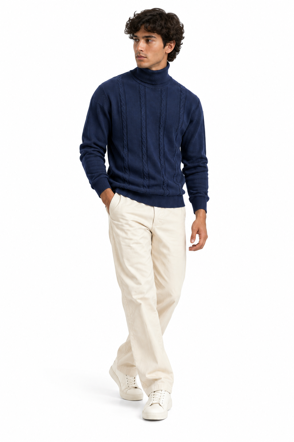 Vibezon Turtleneck - Navy