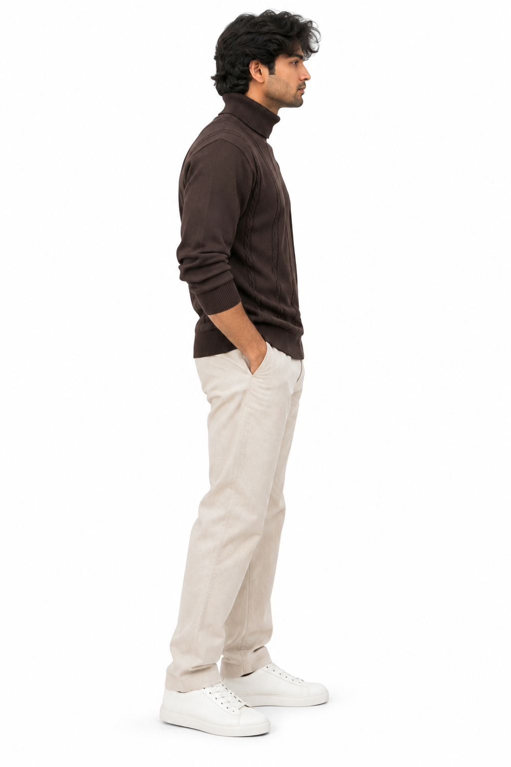 Vibezon Turtleneck - Brown
