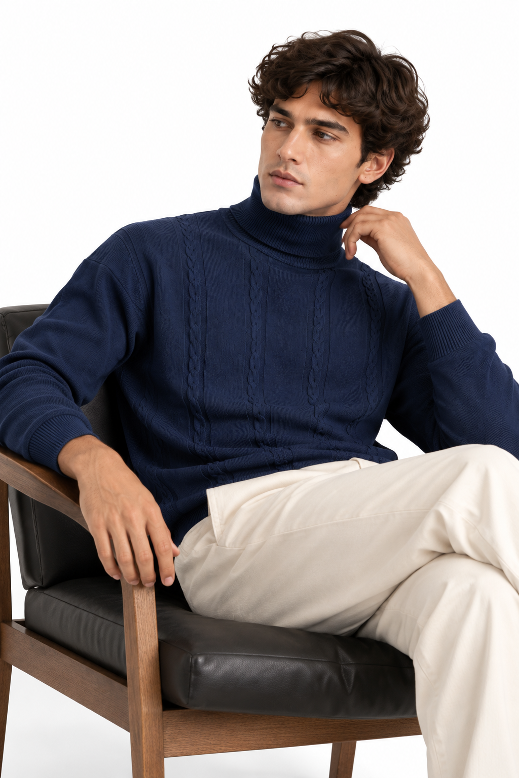 Vibezon Turtleneck - Navy