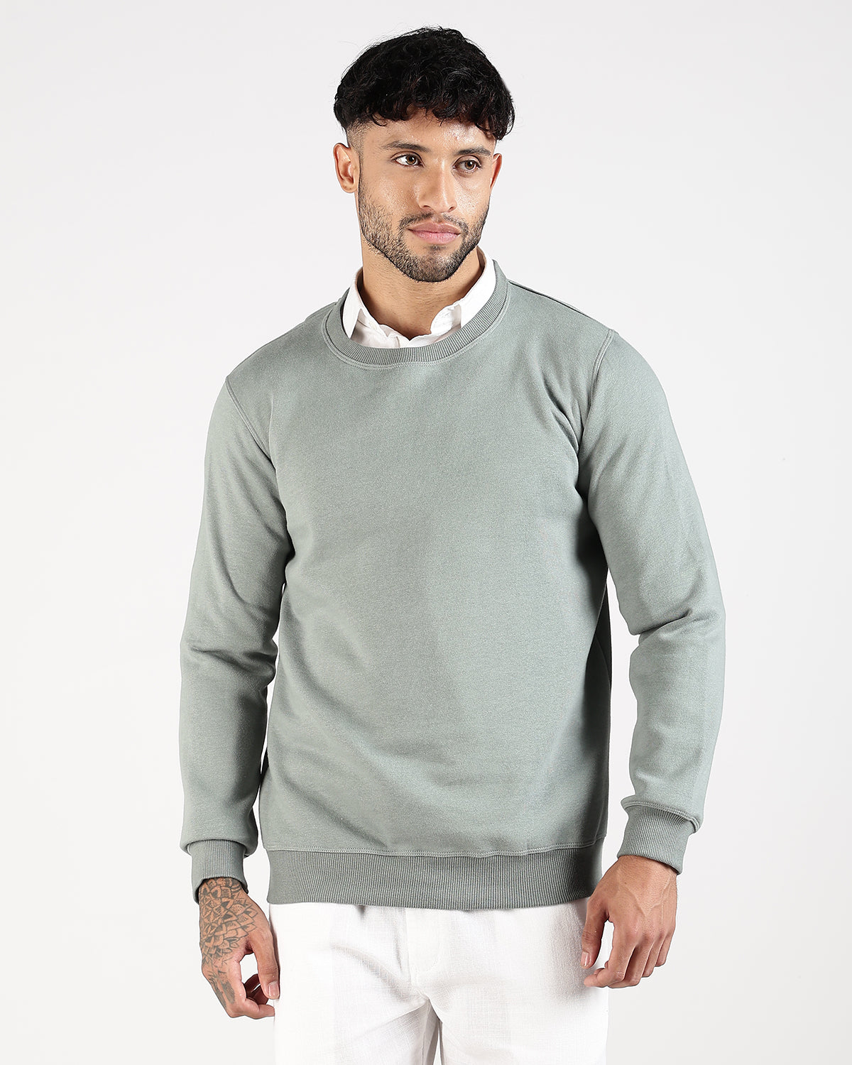Relaxed Fit Sweatshirt - Tuscan Green