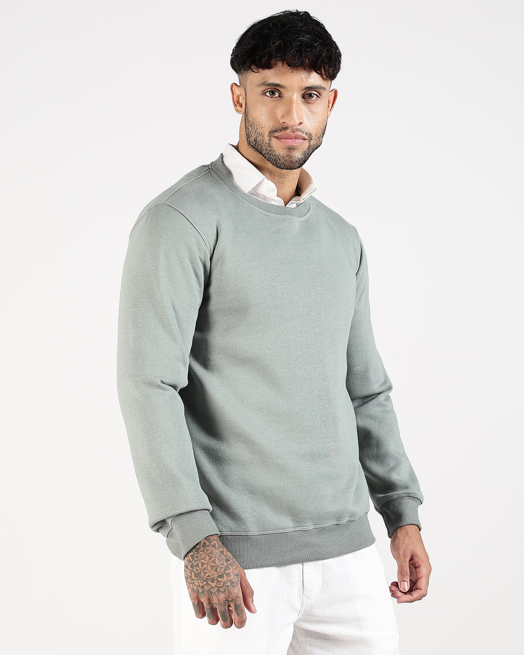 Relaxed Fit Sweatshirt - Tuscan Green