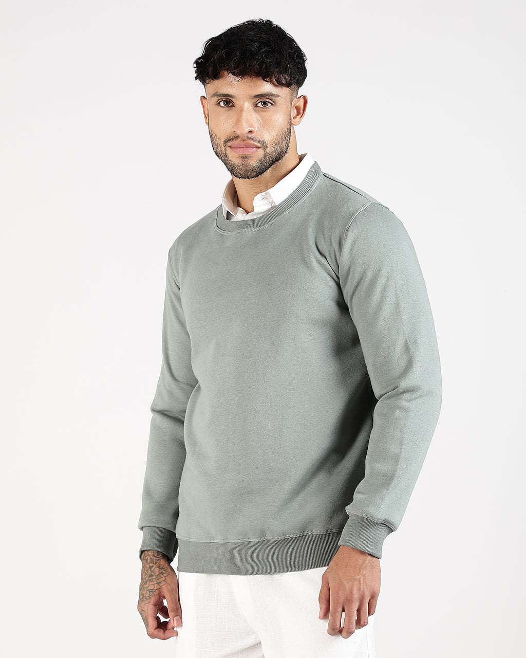 Relaxed Fit Sweatshirt - Tuscan Green