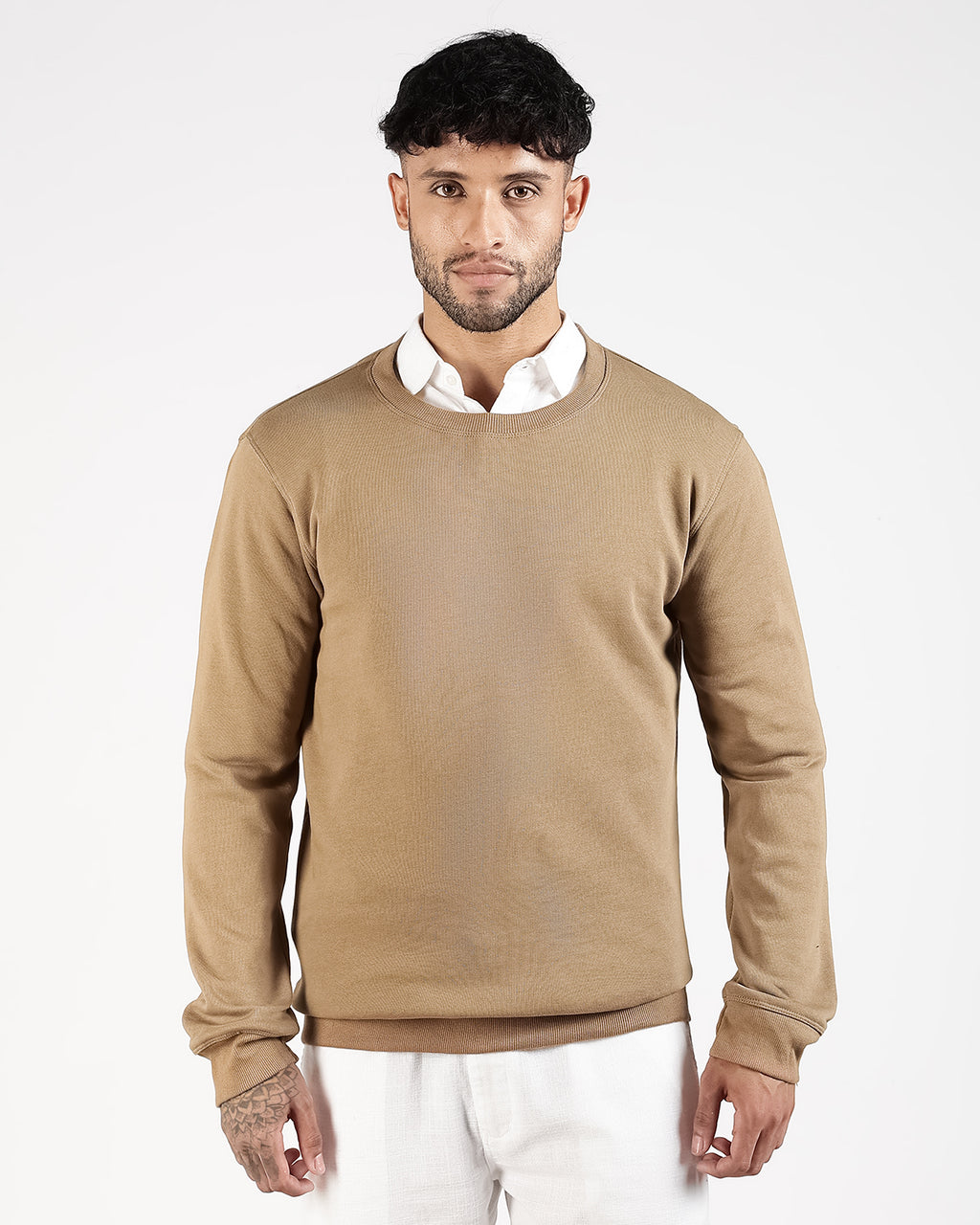 Relaxed Fit Sweatshirt - Khaki
