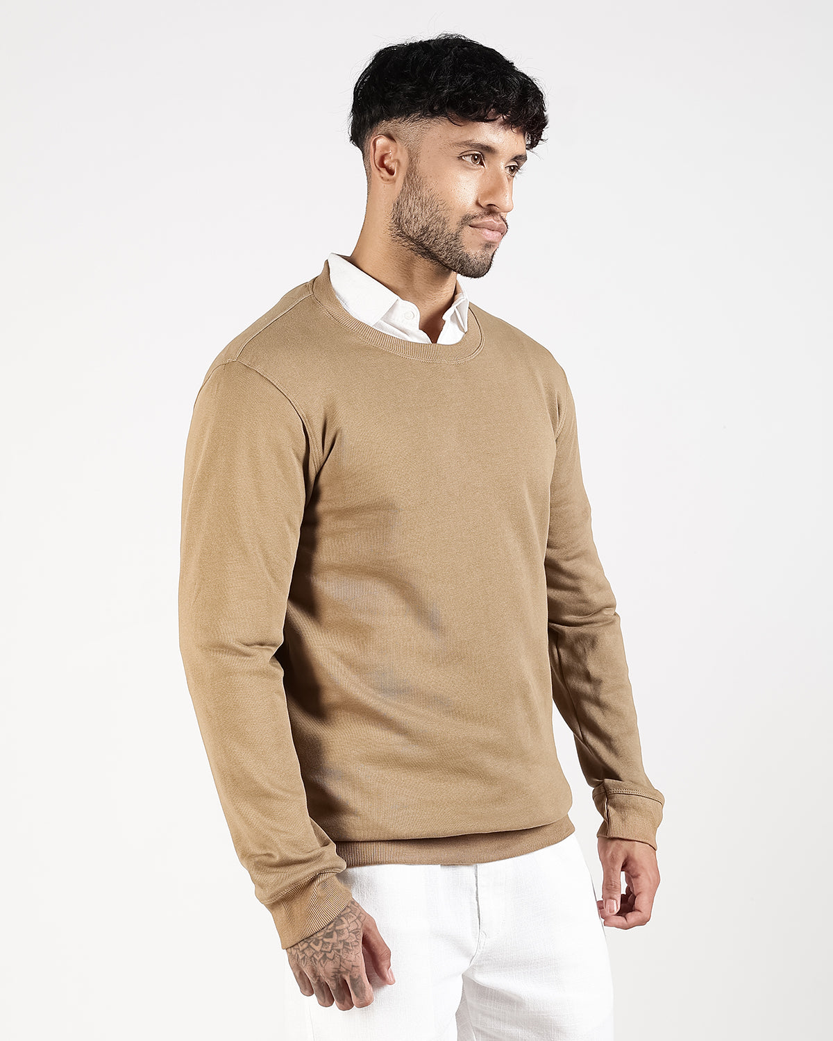 Relaxed Fit Sweatshirt - Khaki