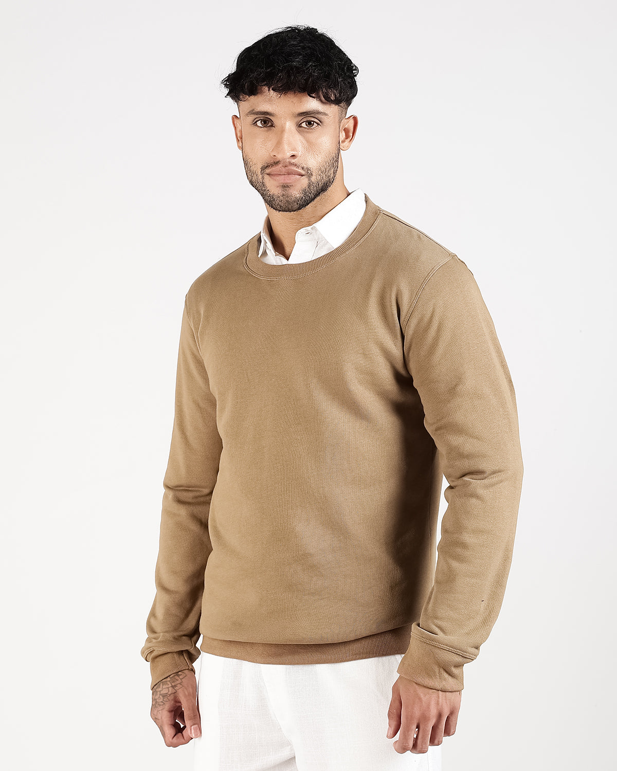 Relaxed Fit Sweatshirt - Khaki