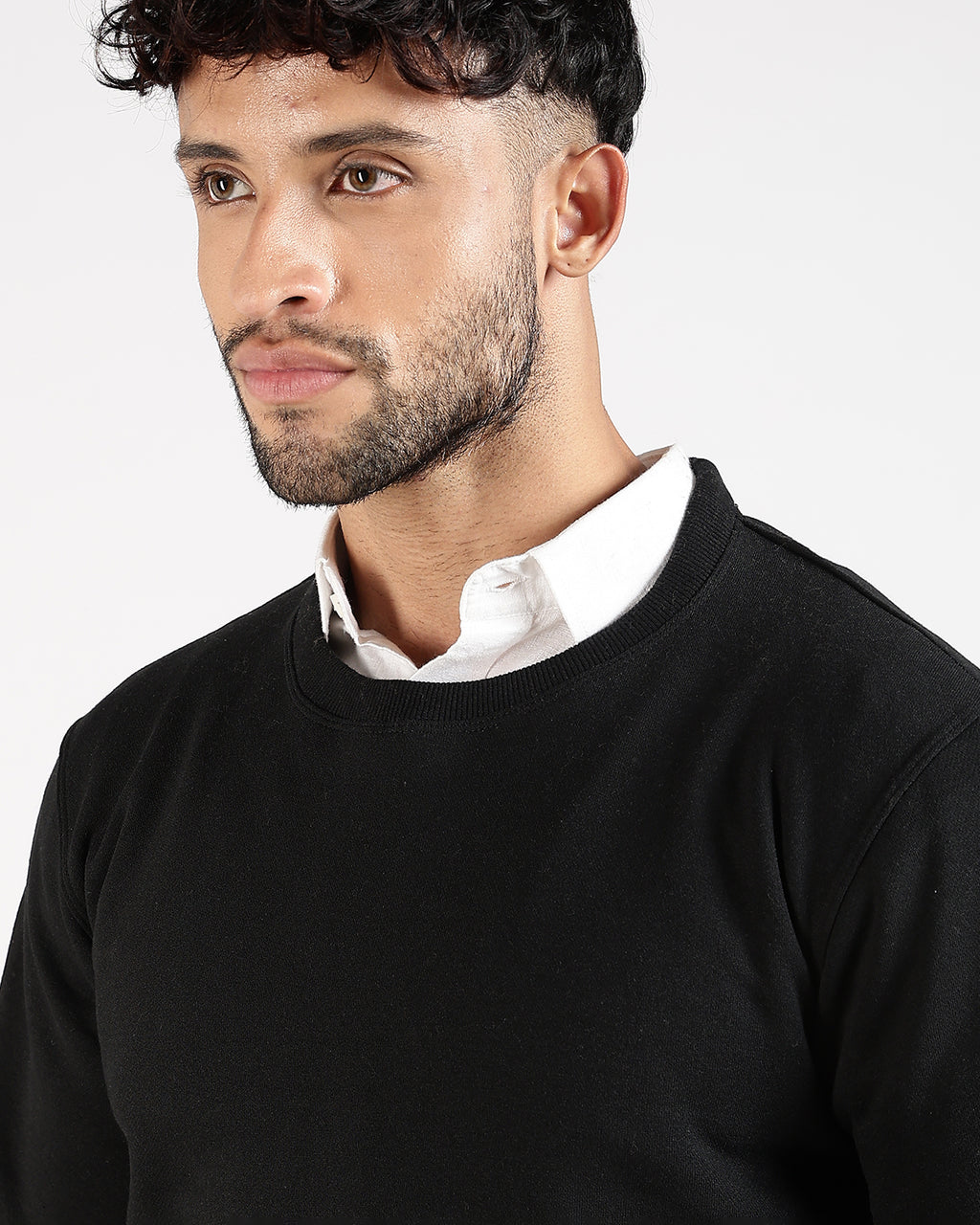 Relaxed Fit Sweatshirt - Black