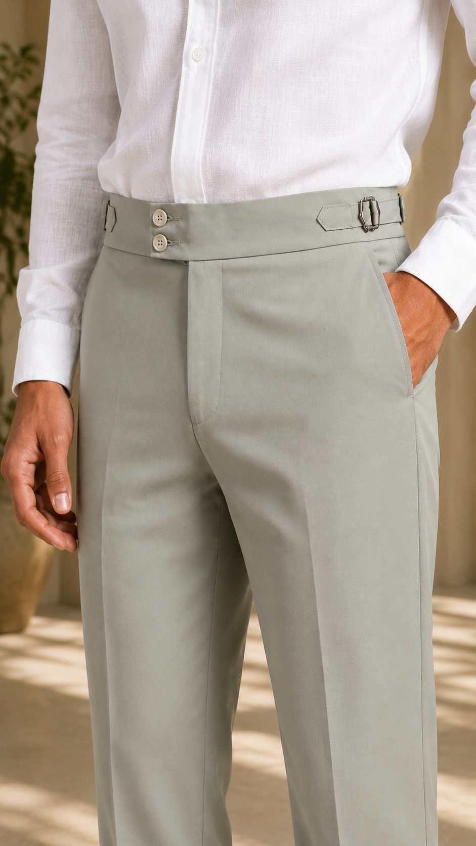 Gurkha Pants - Olive Green